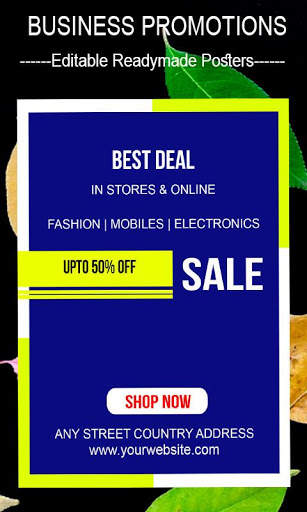 Poster Maker,Poster Designer and Invitation Card screenshot 5