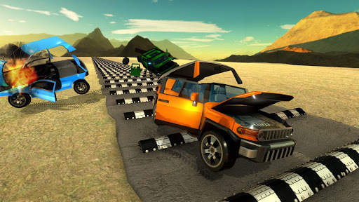 100  Bumps Challenge : Speed Stunt Car Drive Test screenshot 1