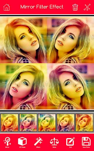 3D Mirror Photo Collage Editor screenshot 3