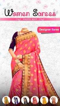 Woman Saree Photo Editor - Women Saree Photo Suit скриншот 1
