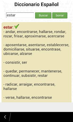 Diccionario Español (Free) screenshot 4