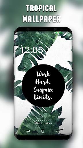 Tropical Leaves Wallpaper screenshot 2