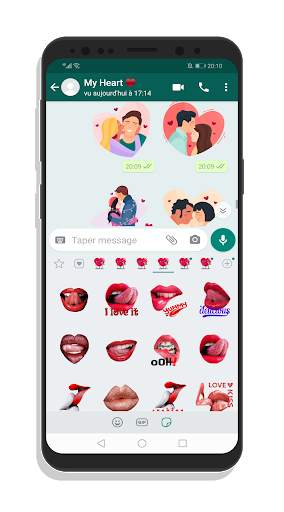 figurinhas Làbios beijos amor para WhatsApp👄😍 screenshot 7