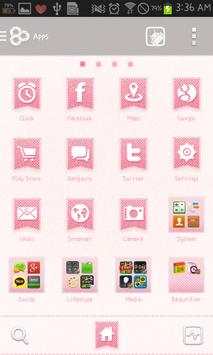 PINK FABRIC go launcher theme screenshot 4