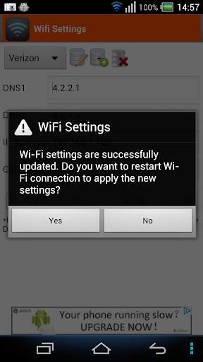 WiFi Settings (dns,ip,gateway) screenshot 4