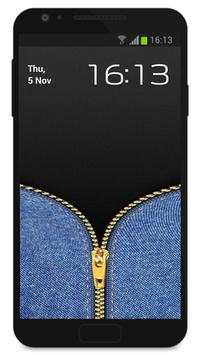 Zipper Lock Screen Jeans screenshot 5