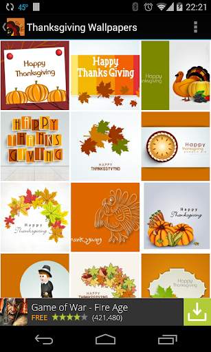 Thanksgiving Wallpapers 1 تصوير الشاشة