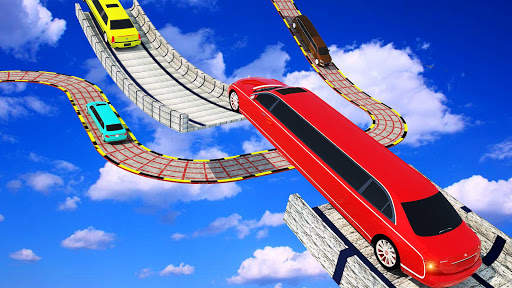 Limousine Racing Climb Stunts: GT Car Racing Games screenshot 1