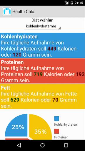 Gesundheit Rechner screenshot 4