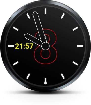 Agenda12h Watch Face - Free test version screenshot 5