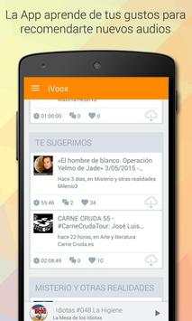 iVoox Podcast (Android 2.3) screenshot 1