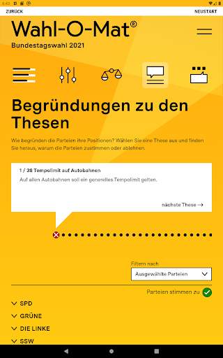 Wahl-O-Mat screenshot 5