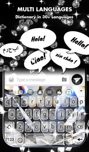 Diamond Live Wallpaper & Animated Keyboard screenshot 4