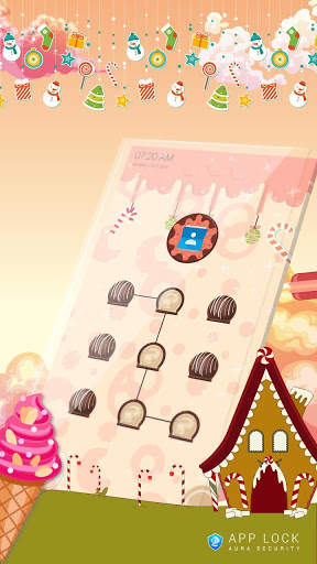 AppLock Candy Cream Theme screenshot 3