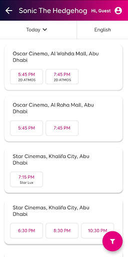 Ticketak Uae & Dubai - Online Movie Tickets screenshot 4