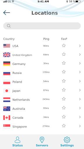 Free VPN - VPN4Test screenshot 1