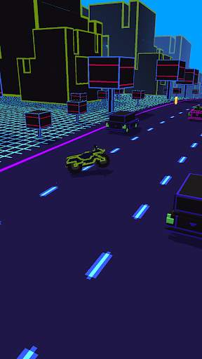 Rainbirth Motor race Traffic Bikes Blocky Rider screenshot 4