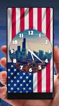 US Analog Clock Live Wallpaper screenshot 2