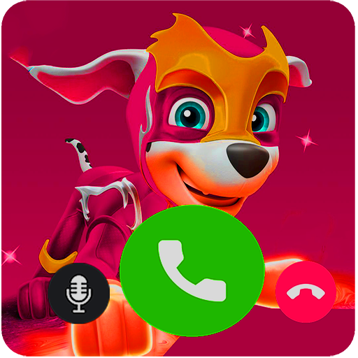 the patrol rescue pups : fake video call icon