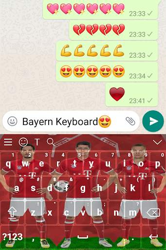 Bayern Munich Keyboard Emoji 2021 screenshot 4