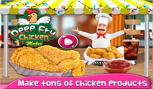 Deep Fry Chicken Cooking Game screenshot 6