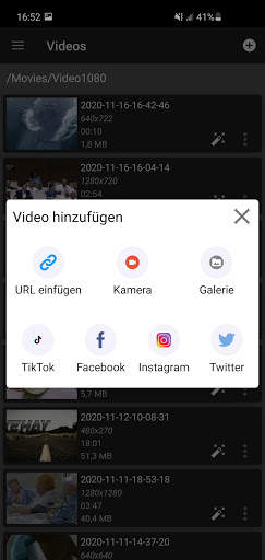 Video 1080 - Bearbeiten, Video-Downloader 2020 screenshot 2