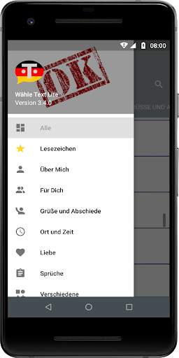 Wähle Text Lite. Lerne Deutsch Slang. Studieren. screenshot 1