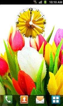 Flower Clock Live Wallpaper screenshot 7