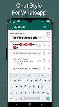 Chat Style For Whatsapp : Stylish Font & Text screenshot 1