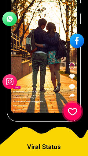 Snakie tiktik - Video Status and Video Maker App screenshot 1