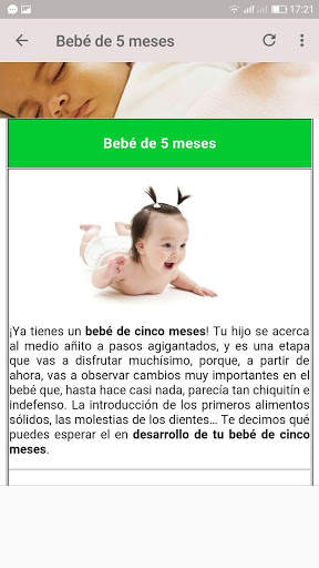 Mi Bebé en Desarrollo 5 تصوير الشاشة