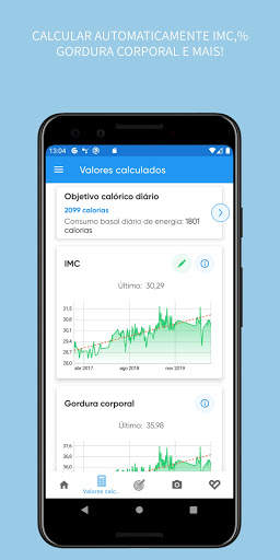Monitora medidas corporais screenshot 2