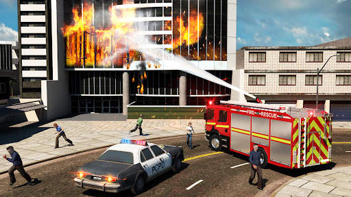Fire Engine Game:Truck Driving screenshot 1