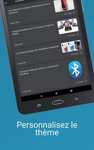 Nouvelles sur Android™ screenshot 10