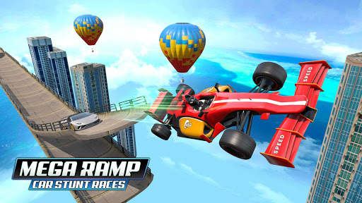 Mega Ramp Car Stunt Races screenshot 3