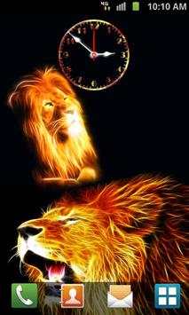 Lion Analog Clock screenshot 1
