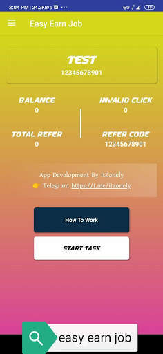 Easy Earn Job स्क्रीनशॉट 3