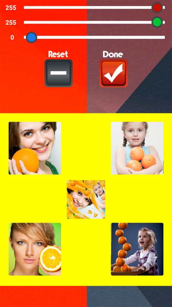 Orange Photo Collage screenshot 6