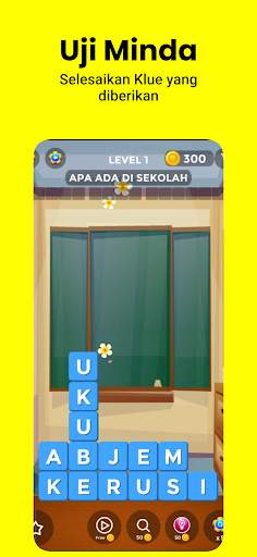 Perkataan Meletop! - Permainan Teka Silang Kata screenshot 1
