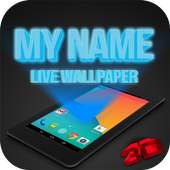 3D My Name Live Wallpaper icon
