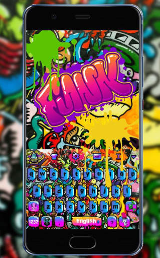 Graffiti Keyboard Theme screenshot 3