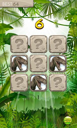 Brain games : Dinosaur : Memory training *Free screenshot 2