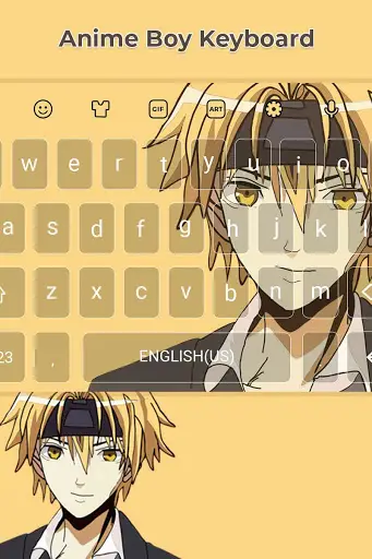 Anime Boy Keyboard screenshot 1