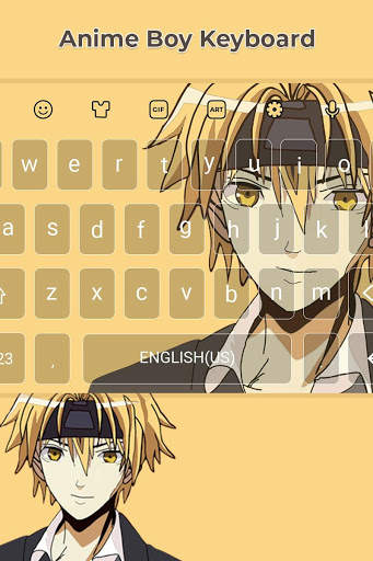 Anime Boy Keyboard screenshot 1