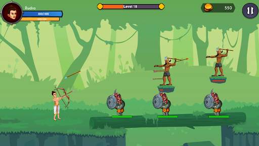 Little Archer - Indian War Game screenshot 2