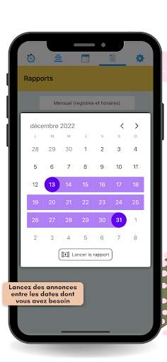 Heures travaillées screenshot 6