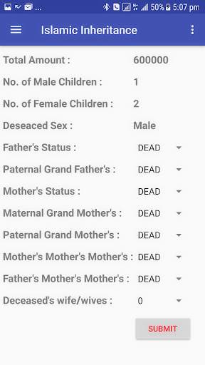 Islamic Inheritance(Share It) screenshot 4