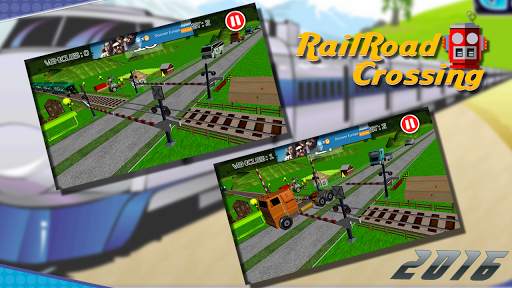 RailRoad Crossing 3D 🚅 Train Simulator Game screenshot 3
