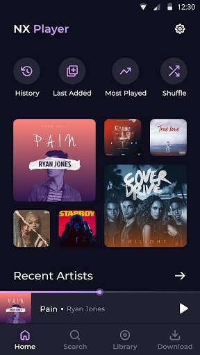 NX Player - MP3 Player, Audio Player screenshot 2