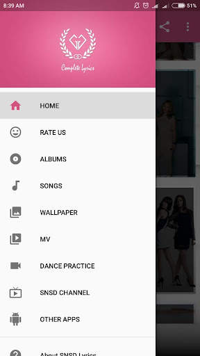 SNSD Lyrics (Offline) screenshot 1